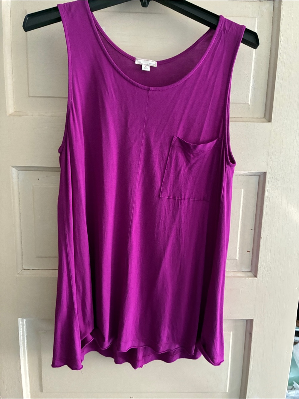 Gap rayon pocket swing tank, Rose Verbena, MedTall